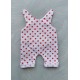 Mouse stuffed doll in romper 10" pattern and tutorial, mouse pattern, for baby, eco toy sewing pattern, stuffed animal pattern, easy pattern